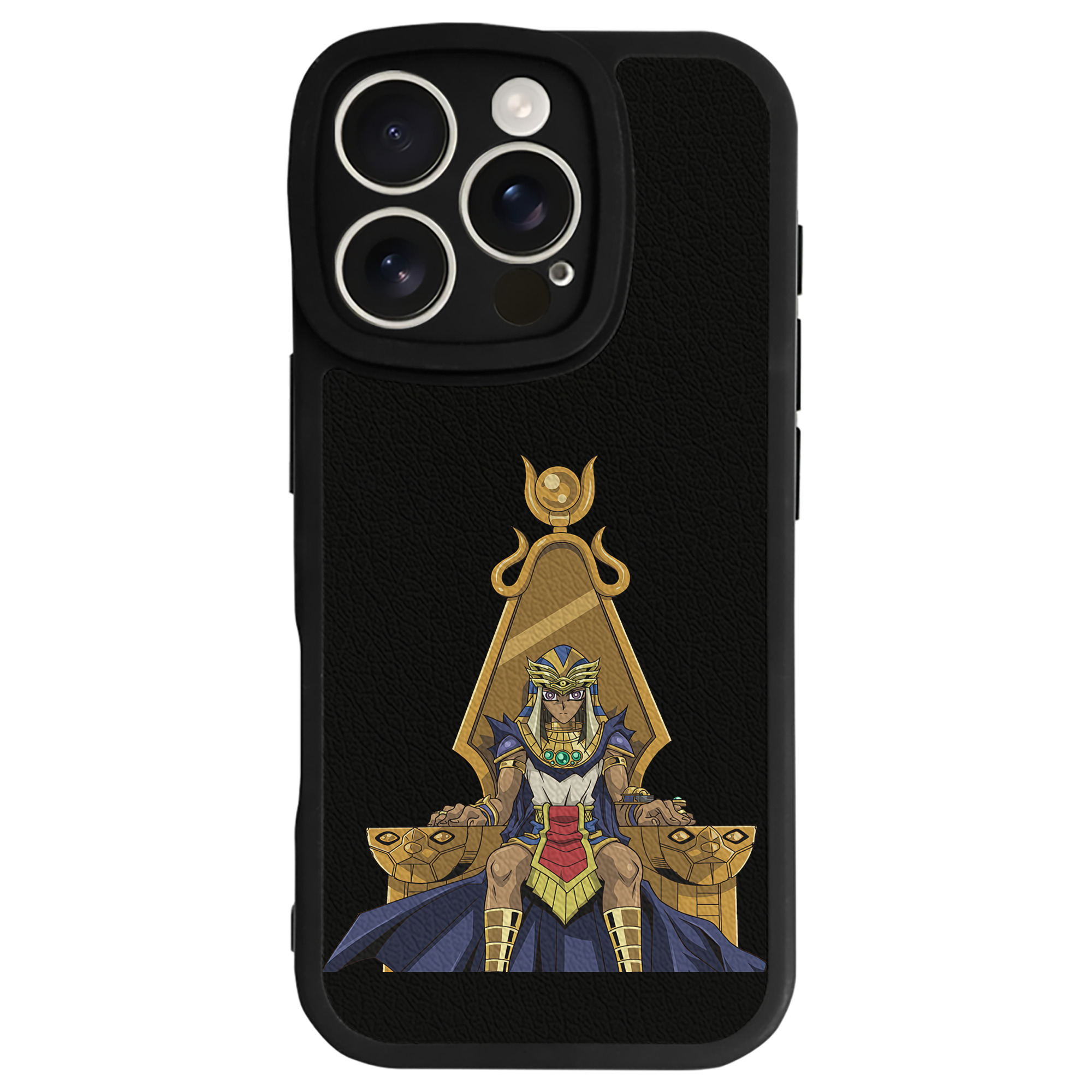 遊☆戯☆王 Yu-Gi-Oh! 【iPhone 16シリーズ対応】シリコンスマホケース（レザー調） 材質：シリコン
